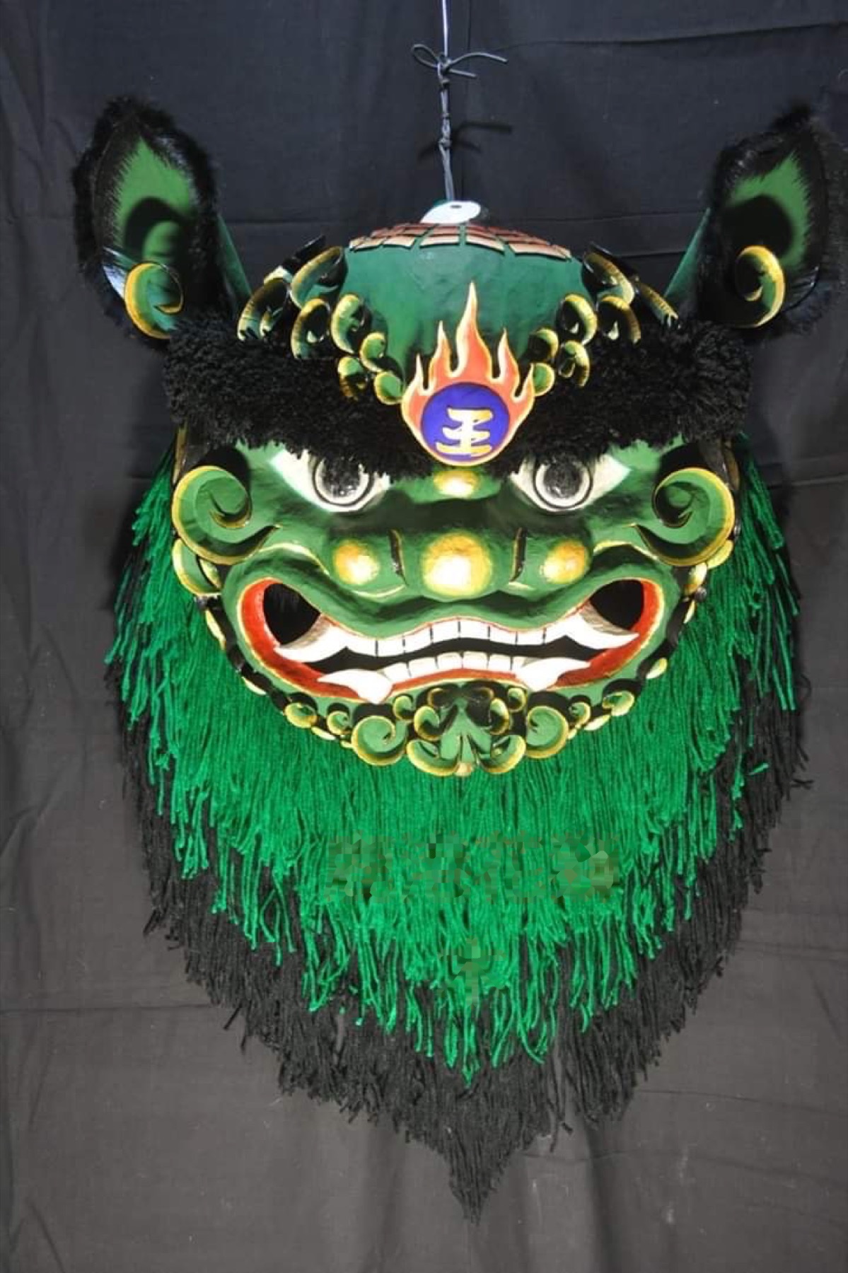 鹿港花獅 木面具