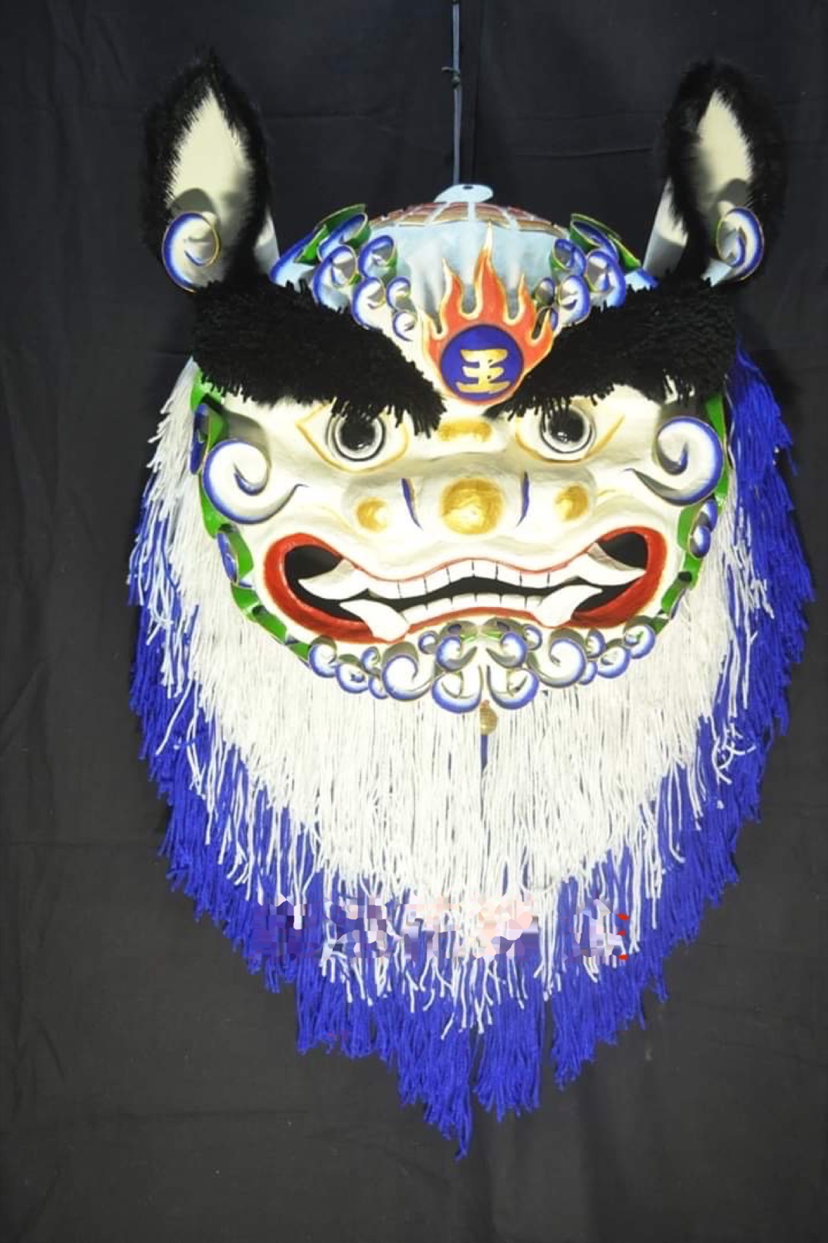 鹿港花獅 金面具