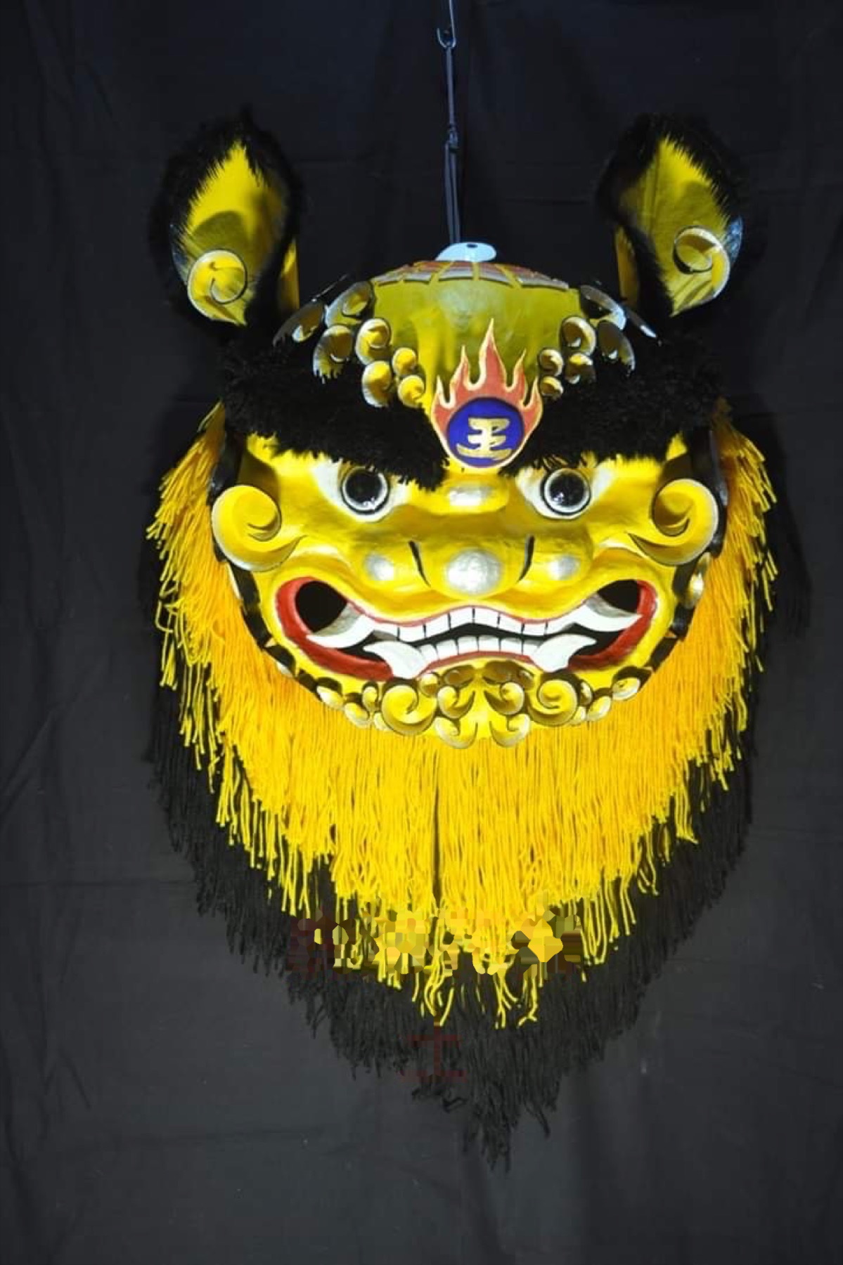 鹿港花獅 土面具